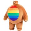 TINY HEADED KINGDOM - Pride PIP Teddy Bear Rainbow Super Soft and Durable Plush Teddy Bear - 15"