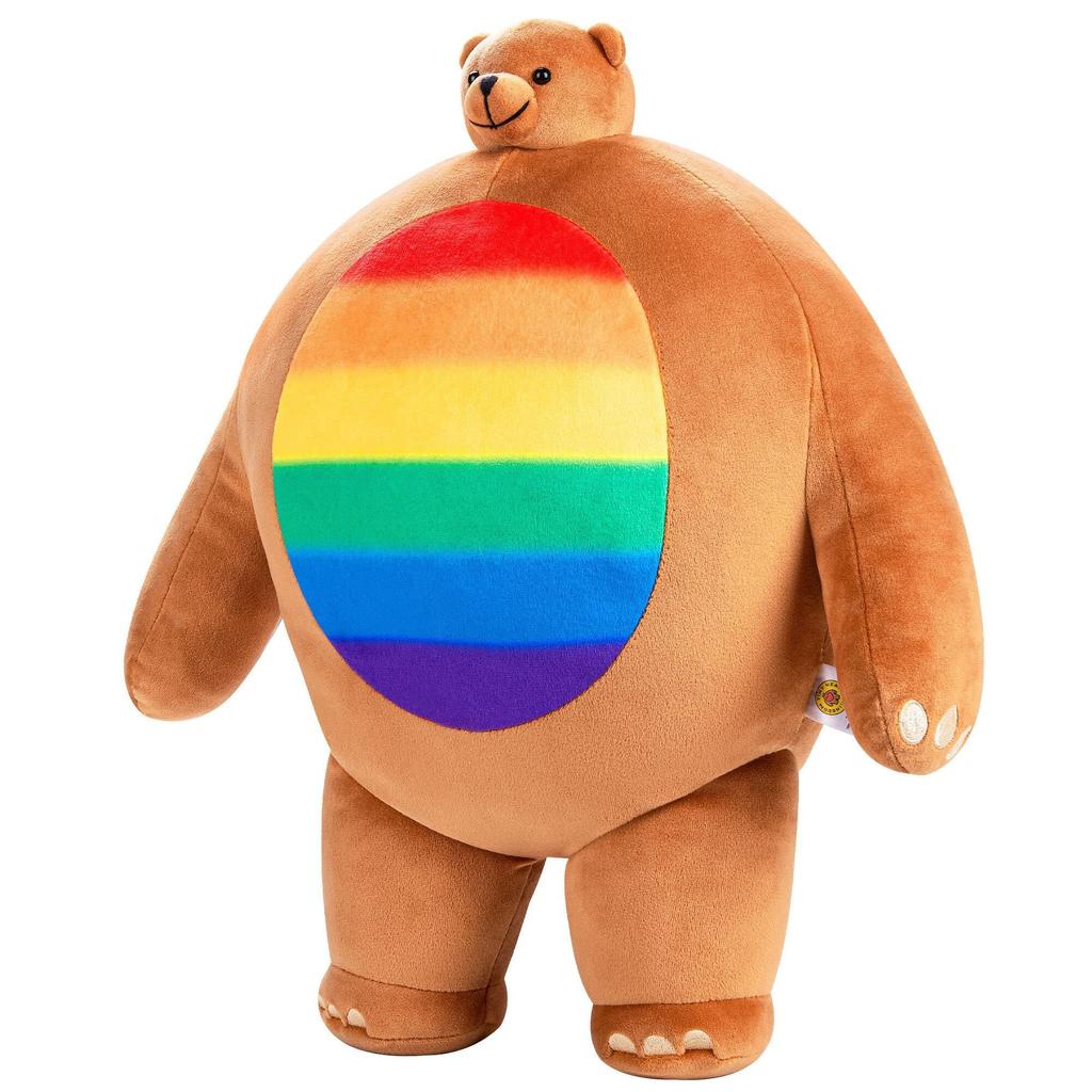 TINY HEADED KINGDOM - Pride PIP Teddy Bear Rainbow Super Soft and Durable Plush Teddy Bear - 15"