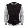 Heren Casual Enkelrijige Baseballjack Sweatshirt Polyester