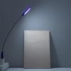 1PC Mini USB LED Light Book Light Flexible Reading Lamp Portable Night Light For Power Bank Laptop Notebook PC Computer Blue