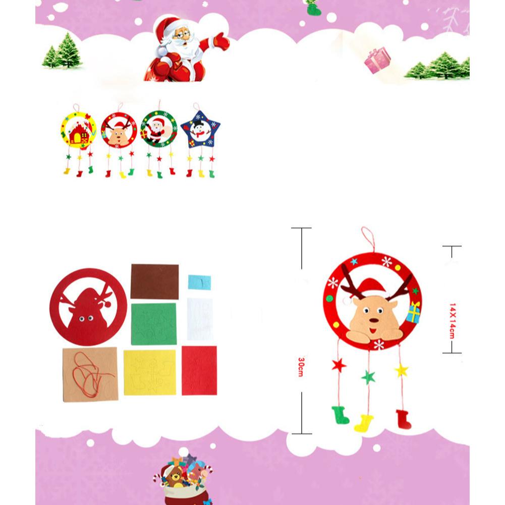 Christmas Non-woven Pendant Garland Hanging Ornament Home Xmas Tree Party Decoration