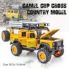 1:28 Scale Trophy Defender Hračky z tlakově lité slitiny Modely aut, Kovová autíčka s funkcí stahování Sbírky světel a zvuků Dárky