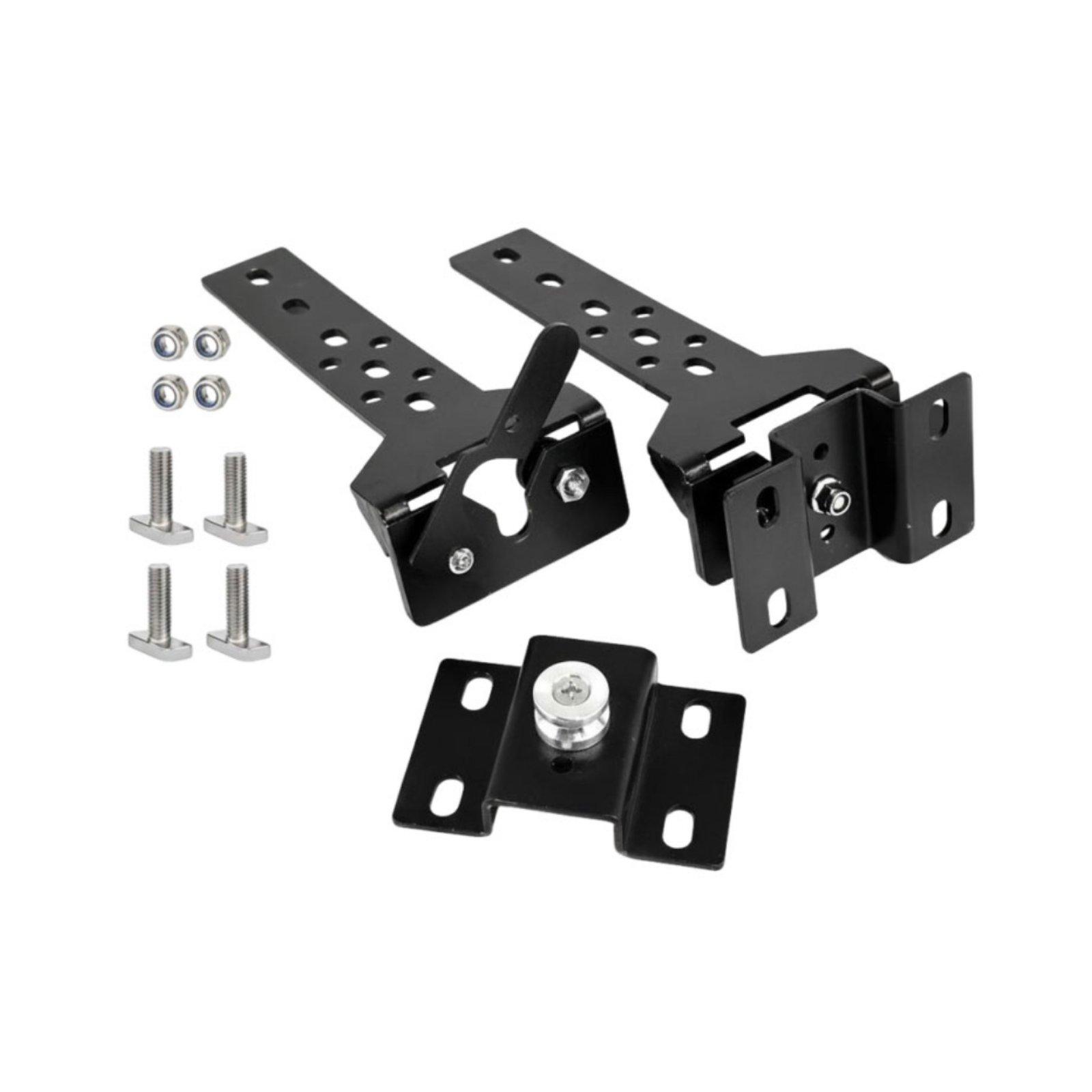 Car Side Awning Mounting Kit Stable Frame Side Awning Mounting Kit Automotive Stainless Steel Tent Mount bracket for Camping Bracket 2t Screws