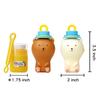 Uncle Bubble Fun Spill-Proof Container, Bubble Liquid & Wand Set (Brown Bear) - Includes specially made bubble liquid. Spill-proof bubble liquid.