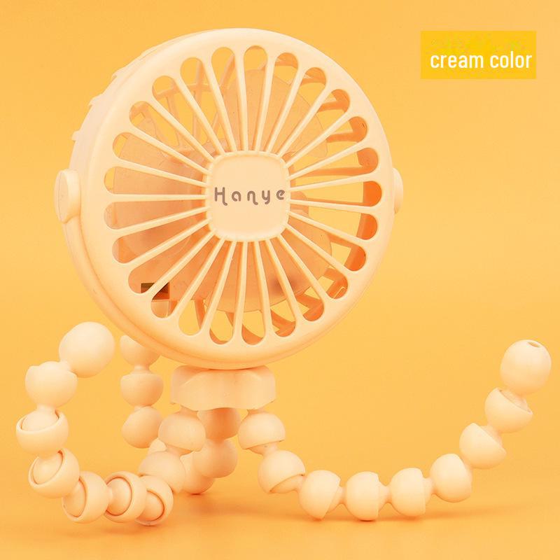 Versatile Portable Mini Fan: Hangable, Standable, or Wrappable - Ideal for Dorms and Outdoor Use