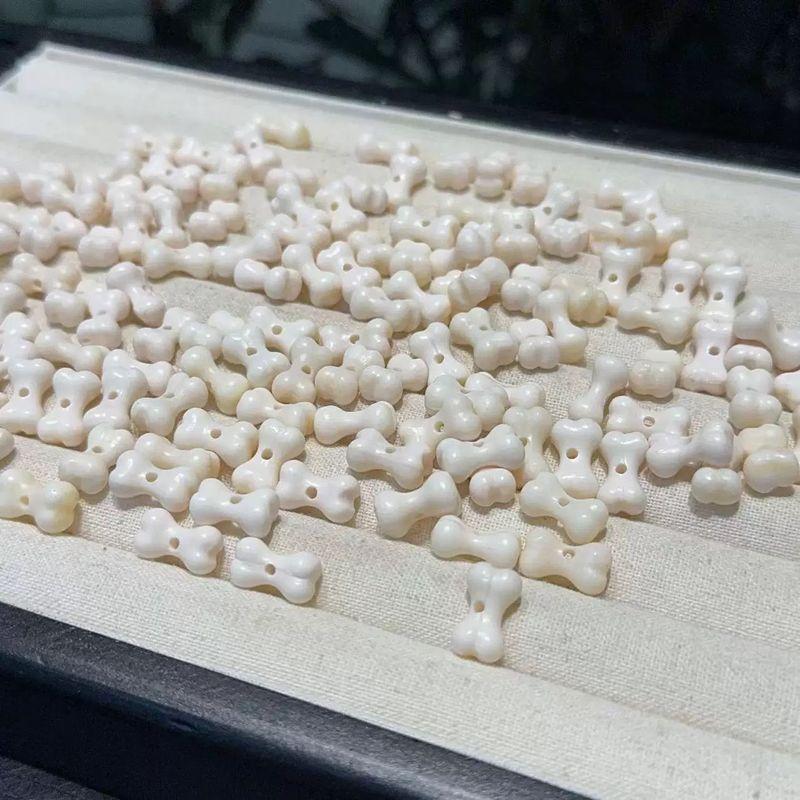 

Кость быка Щенок Облако Кость DIY Аксессуары Ручное плетение Ручной браслет Ожерелье Коллекционные предметы-Автограф Четки Украшение Разделительные бусины Small bone one