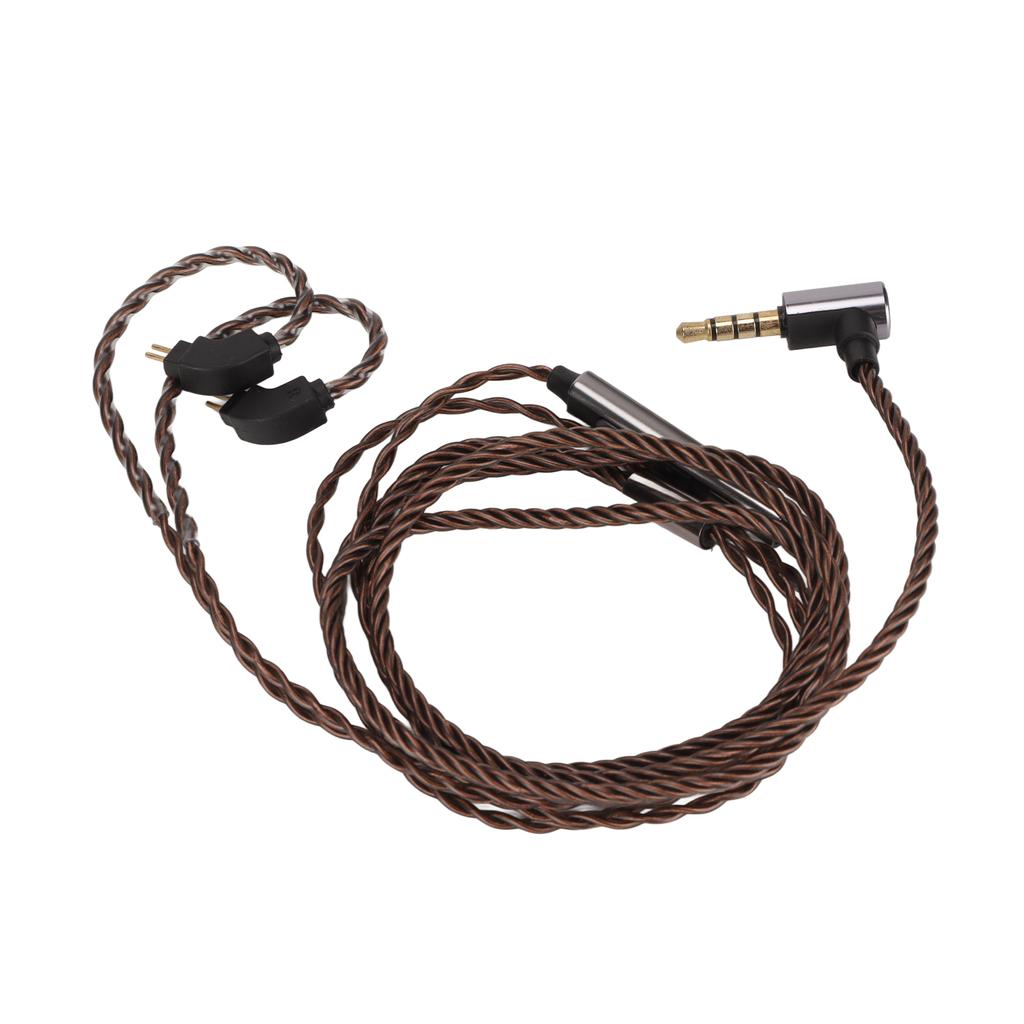 Earphone Cable Replacement Headphone Cable with Mic for 2 Pin 0.78mm Headphones for Weston 1964 UE3X UE18 W4R