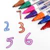 Waterproof Colored Metal Graffiti Marker: Non-Fading White Oily Paint Pen for DIY and Tire Repair