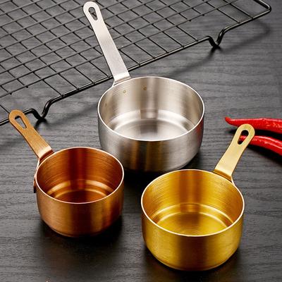 Small 100ML Sauce Pan with Long Handle for Easy Cooking In Stainless Steel