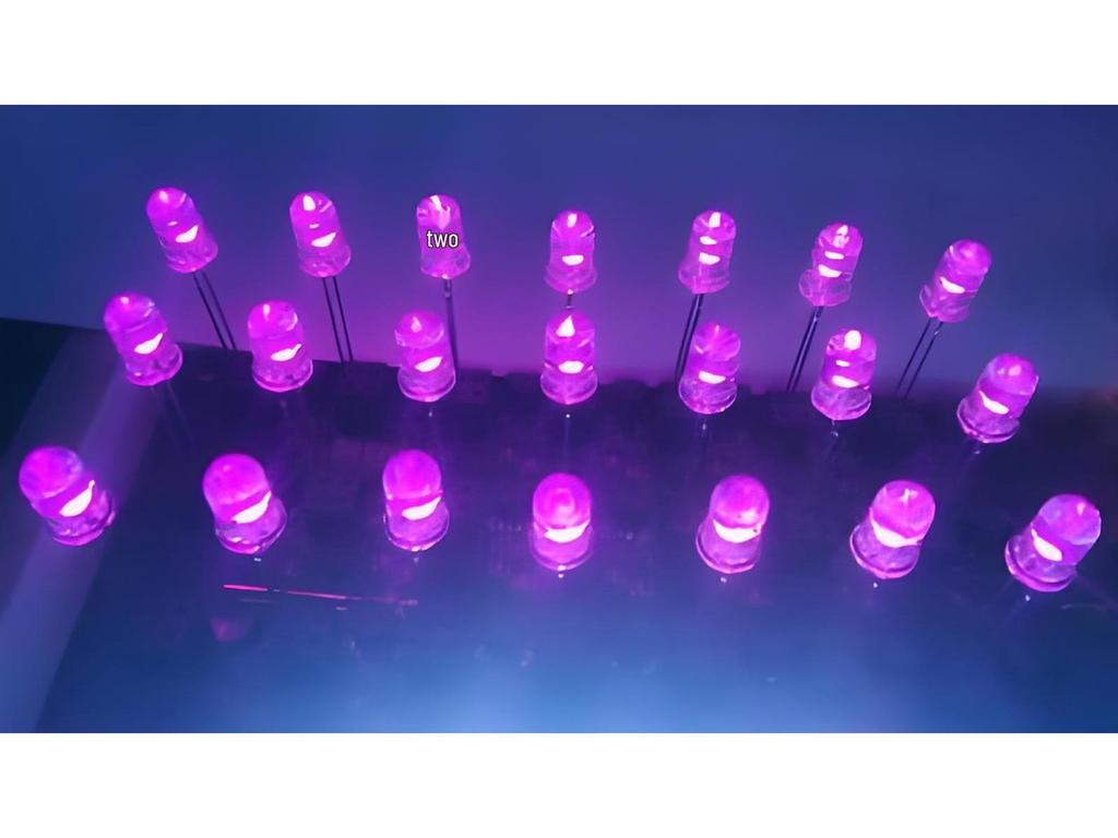 2835 UV LED for Disinfection, Sterilization, Curing, & Money Detection - 0.2W/0.5W Purple Light