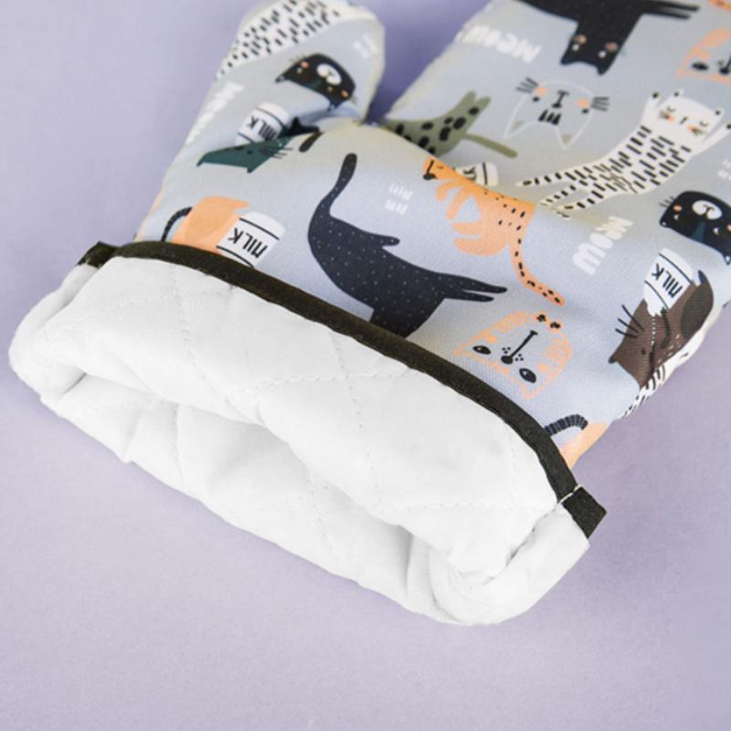 Mikrowellenhandschuhe Topflappen Verbrühschutz Hitzebeständig Isolierung Rutschfest Küchenwerkzeuge Ofenhandschuhe Backzubehör