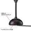 Sanwa Supply PC Microphone for Mini High-Sensitivity 3.5mm 4-Pole Plug, Non-Omnidirectional, MM-MC31