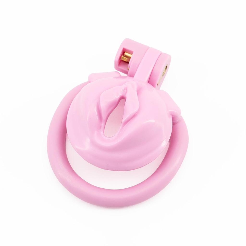 CB Men's Chastity Lock: Colorful Cross-Dressing Vagina Lock for Dressing Up and Going Out