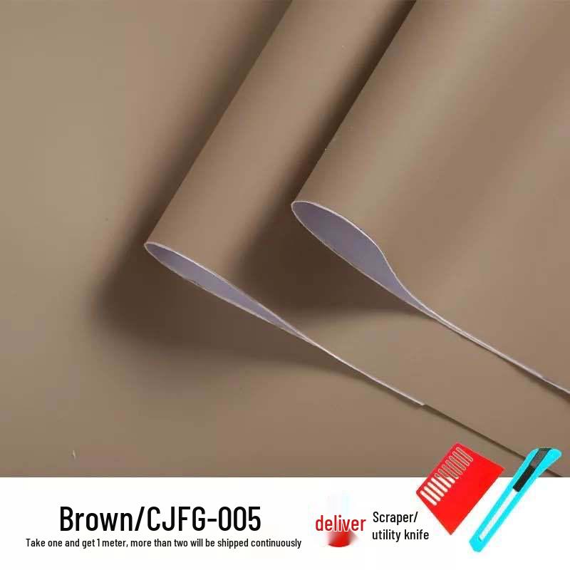 Thickened Waterproof Plain Color Self-Adhesive Wallpaper for Living Room, Bedroom, Wardrobe, Cabinet, and Furniture Renovation.