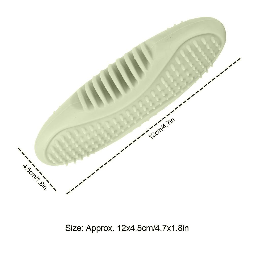 Bite Tough Pet Teething Toy Curve Shaped Sea Cucumber Chew Toy  Pet Interactive Game зелёный