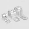 10-50pcs 4-50mm Saddle Hose Pipe Clips 1 Hole Half Side U Shape Semi Clamps Single Side P Type Saddle Cable Clamp Carbon Steel