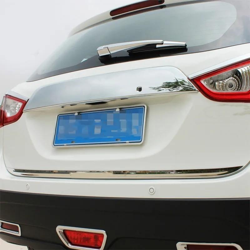For Suzuki S-Cross Scross SX4 2014 2015 2016 2017 2018 -  Rear Door Trunk Lid Tailgate Strips Trim Car Styling Accessories