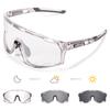 Kapvoe Photochromic Cycling Glasses UV400 MTB Clear Mountain Bike Transition Bicycle Sunglasses for Men Women Sports Eyewear