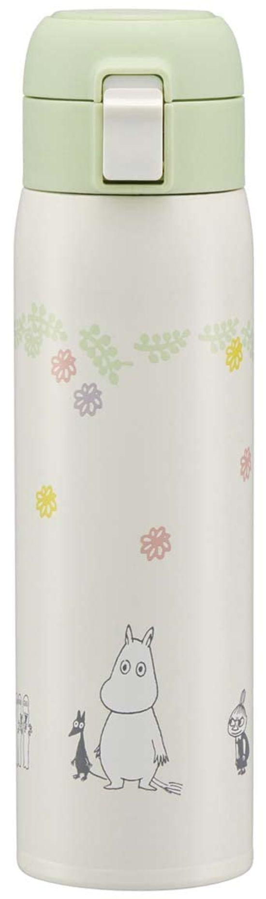 

Кружка-бутылка из нержавеющей стали Skater 480 мл с открытым муми-троллем, термо/холодная, в одно касание STOT5-A