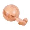 Lucchetto di Kongming in Legno, Puzzle 3D a Forma di Sfera, Giocattolo di Intrattenimento per la Mente, Puzzle Sferici per Adulti e Bambini
