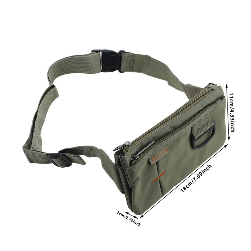 Ultrathin Hip Pack Tactical Waist Packs Belt Bag Passport Bags Outdoor Riding Jogging Travel Sport Bag