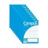 KOKUYO Notebook Campus Notebook Purpose B5 5mm Grid 30 Sheets Blue 10 Book Set No-30S10-5NBX10