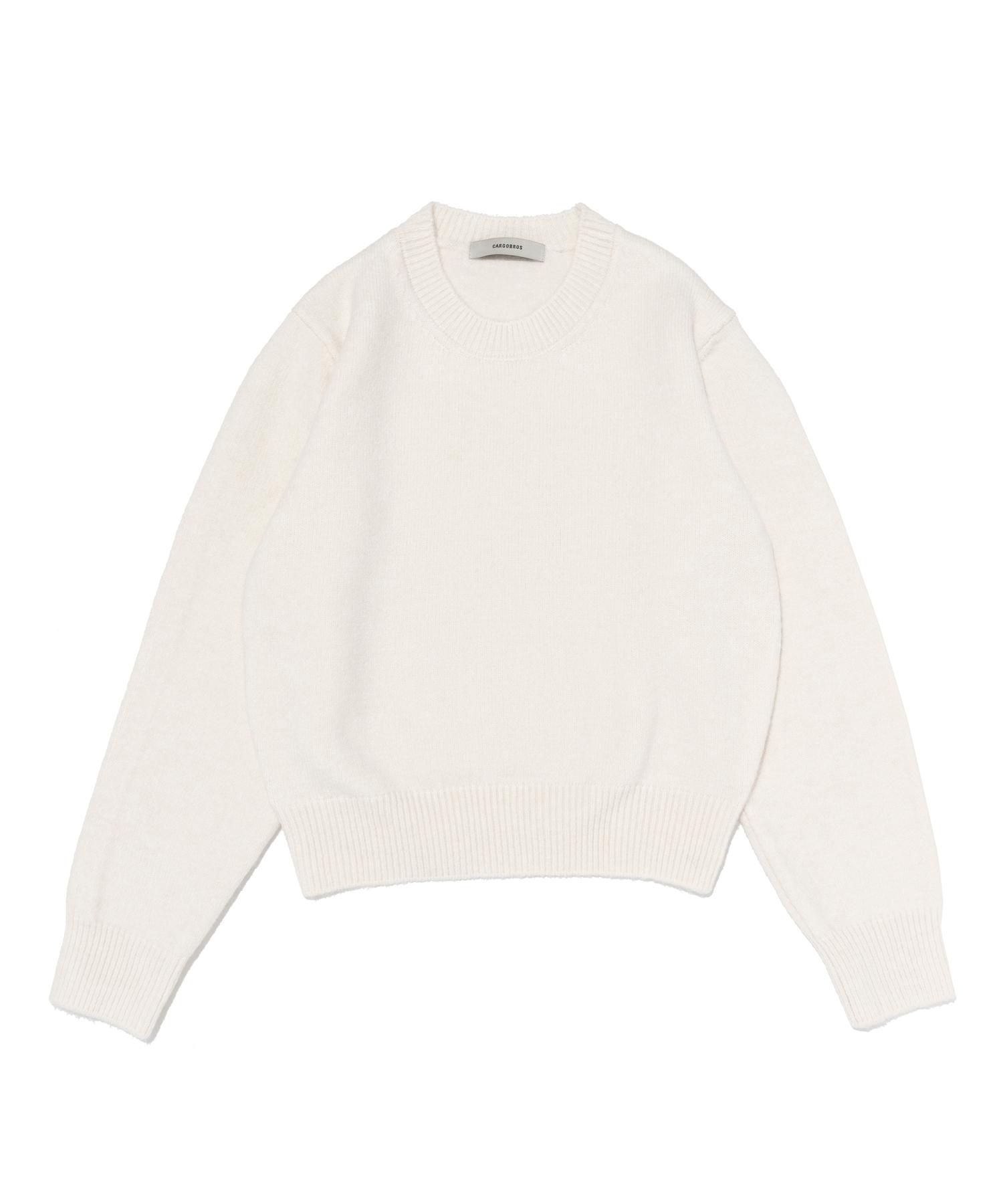 Cargo Bros For Woman Soft Basic Round Knit (Ivory) Free