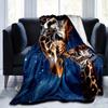Animals Giraffe Thin Blanket Lightweight Flannel Throw Blankets for Sofa Bed Travel Camping Livingroom Office Couch Portable