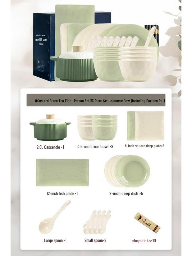 Mo De Lanka Ceramic Dinnerware Set