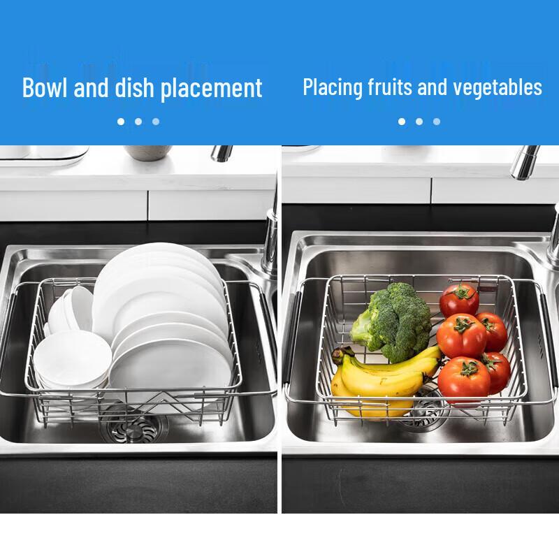 maxcook 304 Edelstahl Küchengeschirrabtropfgestell