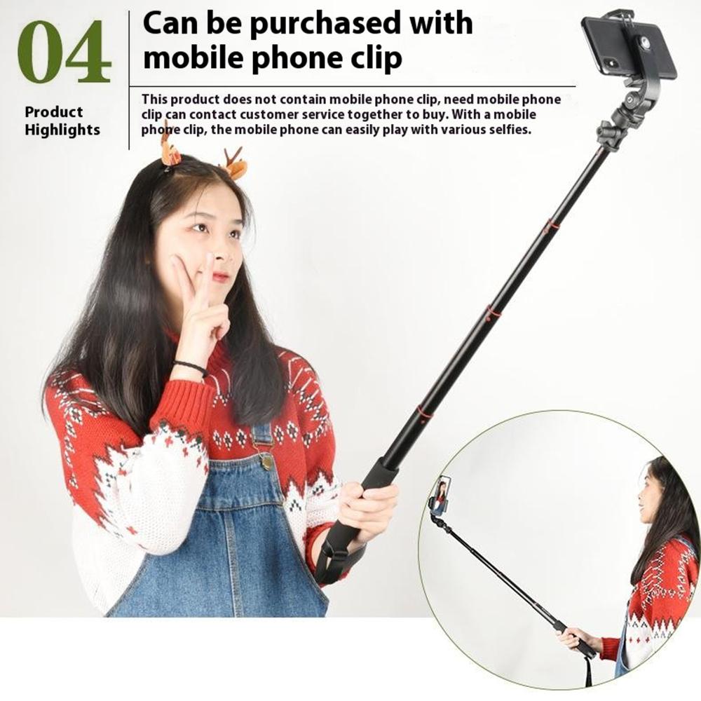 QZSD ZP002 127cm Camera Phone Aluminum Alloy Extendable Rod Handheld Selfie Stick