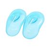 2 Pcs Clear Silicone Ear Cover Home Salon Hair Dye Shield Protectors Blue