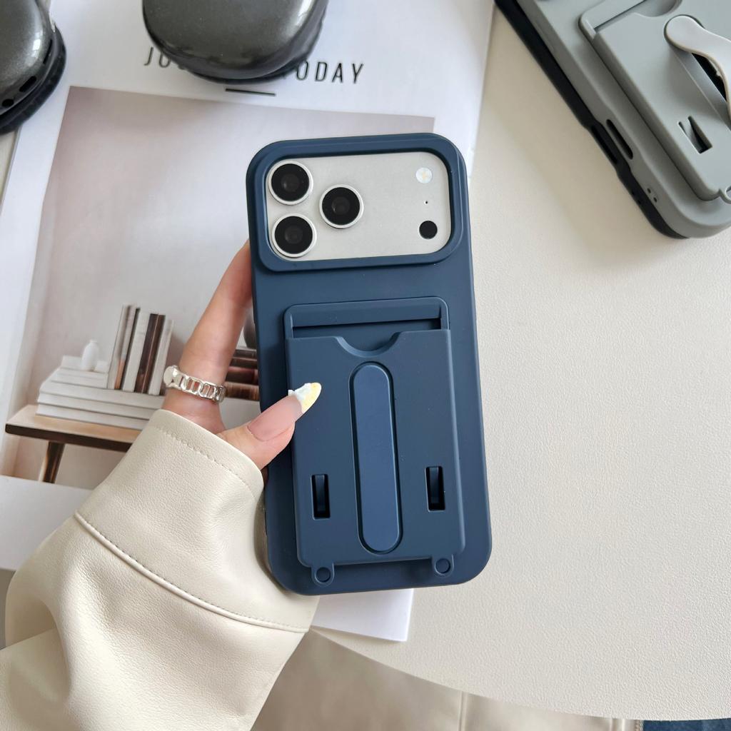 Applicable To iPhone17ProMax Colorful Card Case, Mobile Phone Case, Apple 16Pro Card 15 Anti-drop 14 Protective Case.