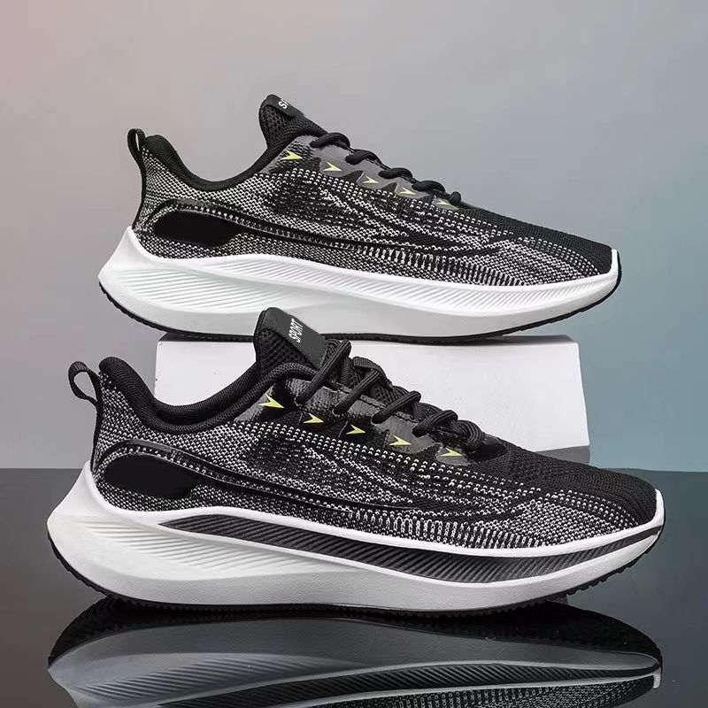 Fashion Cushioned Insole Mesh Upper Man Casual Sneaker Outdoor On Sale Cheap Liquidation Original Fashion Jump Wide Sports Shoes for Men