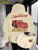 2025 Disney Cars Lightning McQueen Hoodie Loose Hoodie Sweatshirt Birthday Gift for Disney Pixar Cars Fans