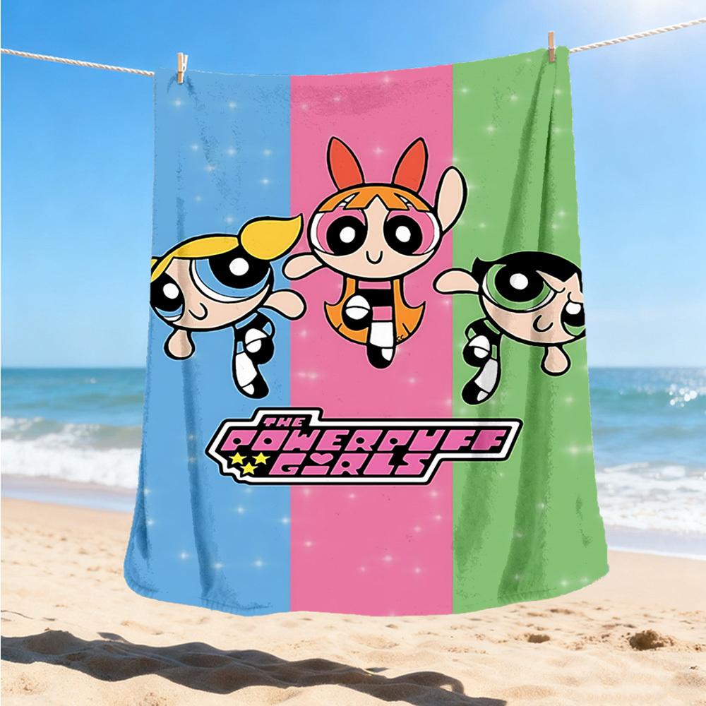 1 pezzo Coperte in Flanella per Esterni Powerpuff Girls Morbida, Leggera e Calda