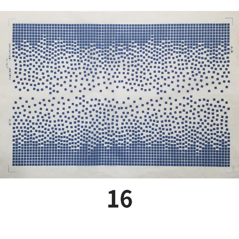 Keramik Keramik Ton Transferpapier Glasur Unterglasur Blumenpapier Blau