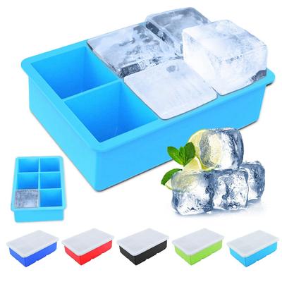 Mold With Lid Reusable Silicone Ice Mold With Overflow And Detachable Lid Flexible And Odorless