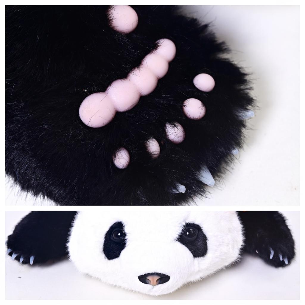 Large Panda Plush Toy 19.6-inch Simulated Animal Doll Soft and Cute Decorative Gift