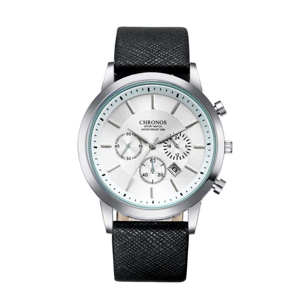 CHRONOS Markenuhr Herrenuhr Top Luxus Herrenuhr Auto Datum Sportuhren