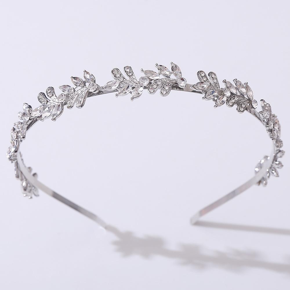 Bridal tiara rhinestone headband Korean version versatile princess birthday hair accessories photography photo shoot dress accessories