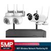 HD Outdoor Wireless Surveillance Camera Kit with 4/8-Channel NVR and Full-Color Night Vision