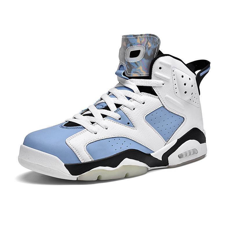 

2025 thick-soled high-top actual basketball shoes men s air cushion sports and leisure running shoes fashion trend men s shoes versatile 39