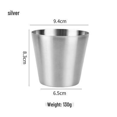 ZhiShi Creative Stainless Steel Fries Cup