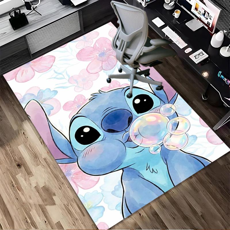 Stitch Bubbles Living Room Nonslip Area Rug Soft Carpet For Bedroom Game Playroom Sofa Office Home Decor Doormat Christmas Gift C922259