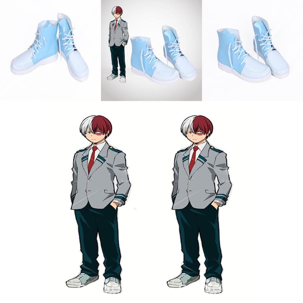 Ideales Geschenk My/boku No Hero Academia Shoto Todoroki u.a.. High School Version. Cosplay-Schuhe für Freunde und Familie