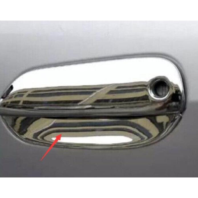 Chrome ABS Car Side Door Handles Cover Trim Decor For Honda Fit Jazz 2008-2013