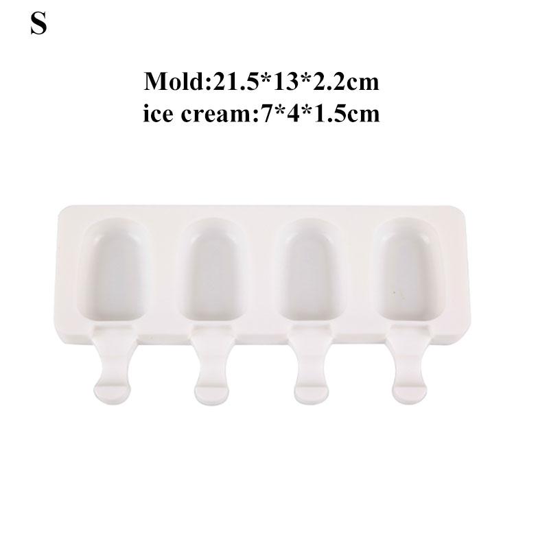 Силиконовая форма для мороженого, лоток для кубиков льда, бочка для мороженого, форма «сделай сам», форма для десертного мороженого с палочкой для мороженого