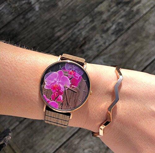 Watch 9818187 Genuine Import Brown [Wiwood] Women's