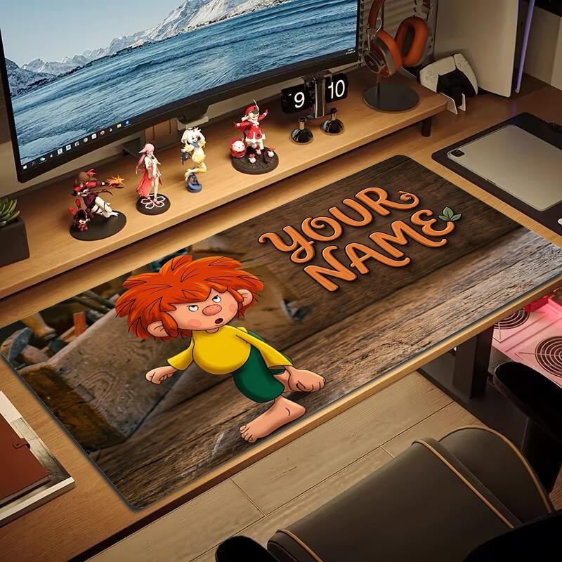 Custom Name Meister Eder Mouse Pad Large Gaming Table Cushion Non-slip Laptop Tablet Big Mousepad XXL Mat Mini PC Playmat With Lock edge_XIA